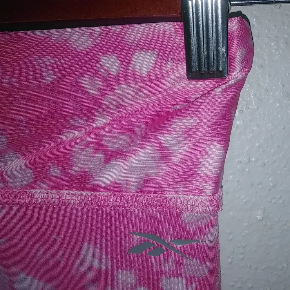 Reebok S Girls Barbie Pink Tie Dye Athletic Shorts Kids